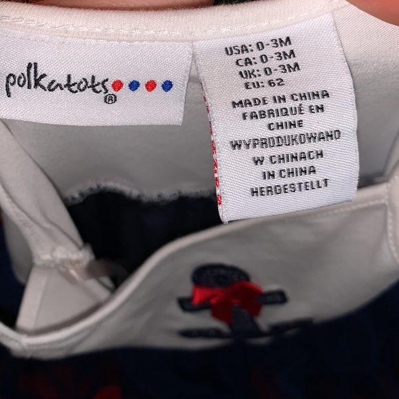 Polka Tots Red White & Blue Nautical Themed Dress ⚓️ MUST SEE!!! - Picture 4 of 6